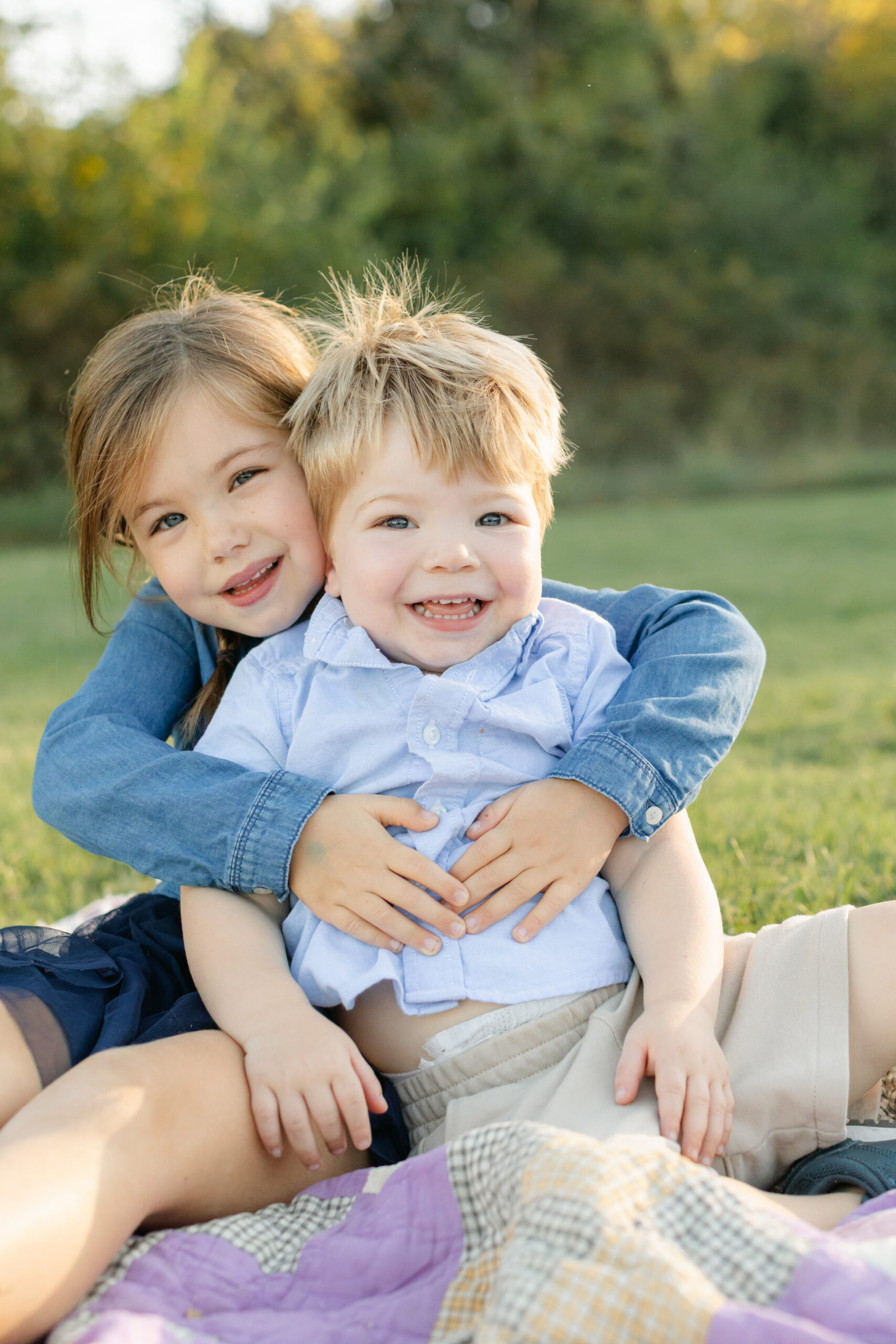sibling photo (sister and brother)