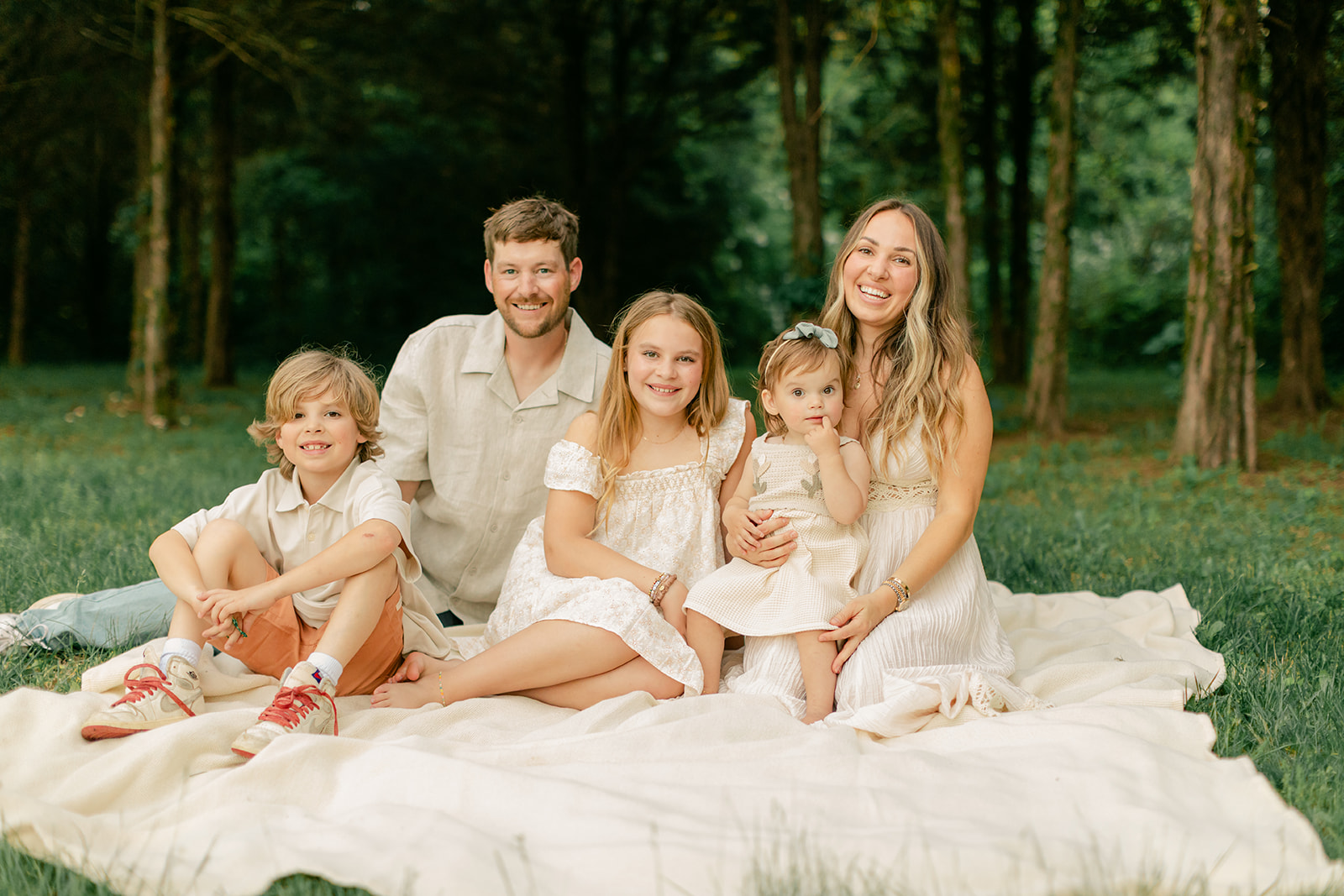 family photo and baby announcement 
