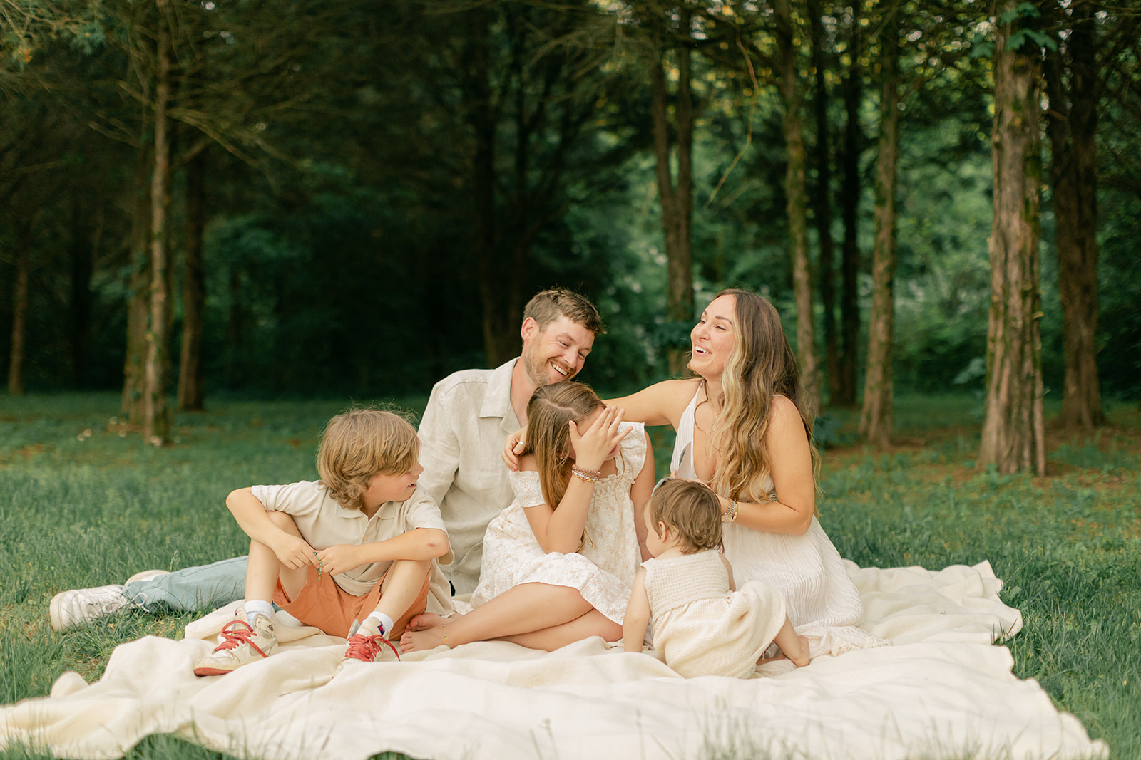 family photo and baby announcement 