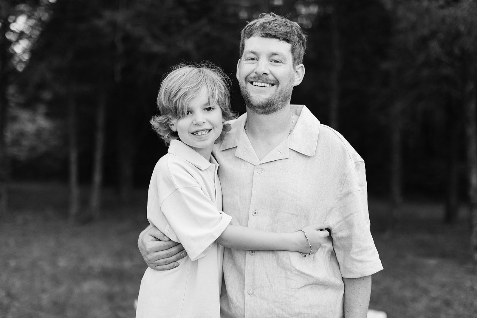 dad and son