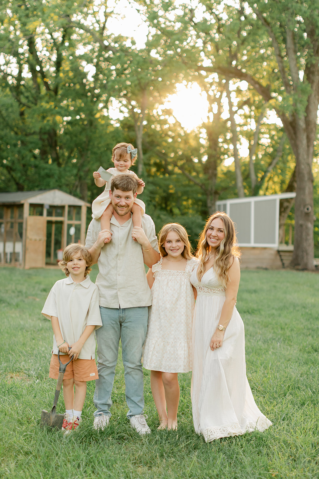 family photo and baby announcement 